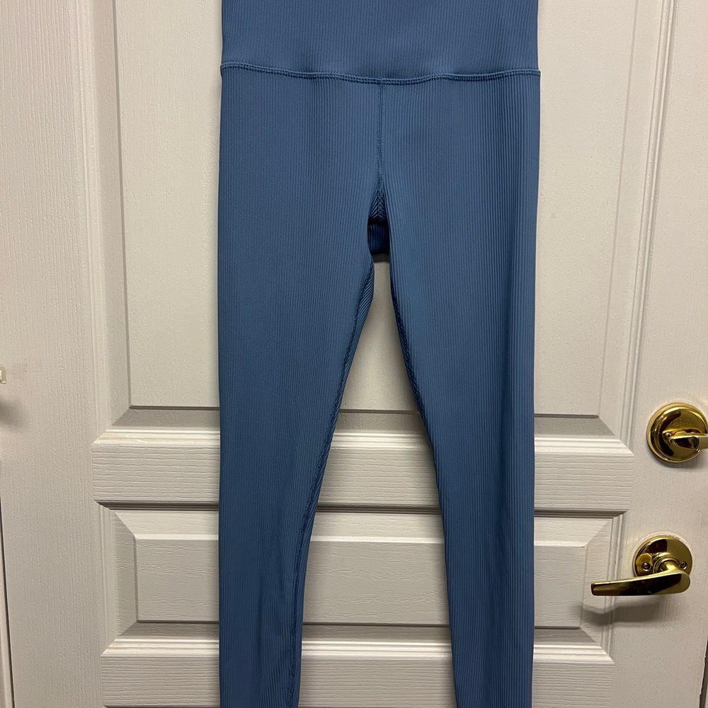 Athleta light blue Elation Rib Tight